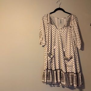 Baby doll style dress.